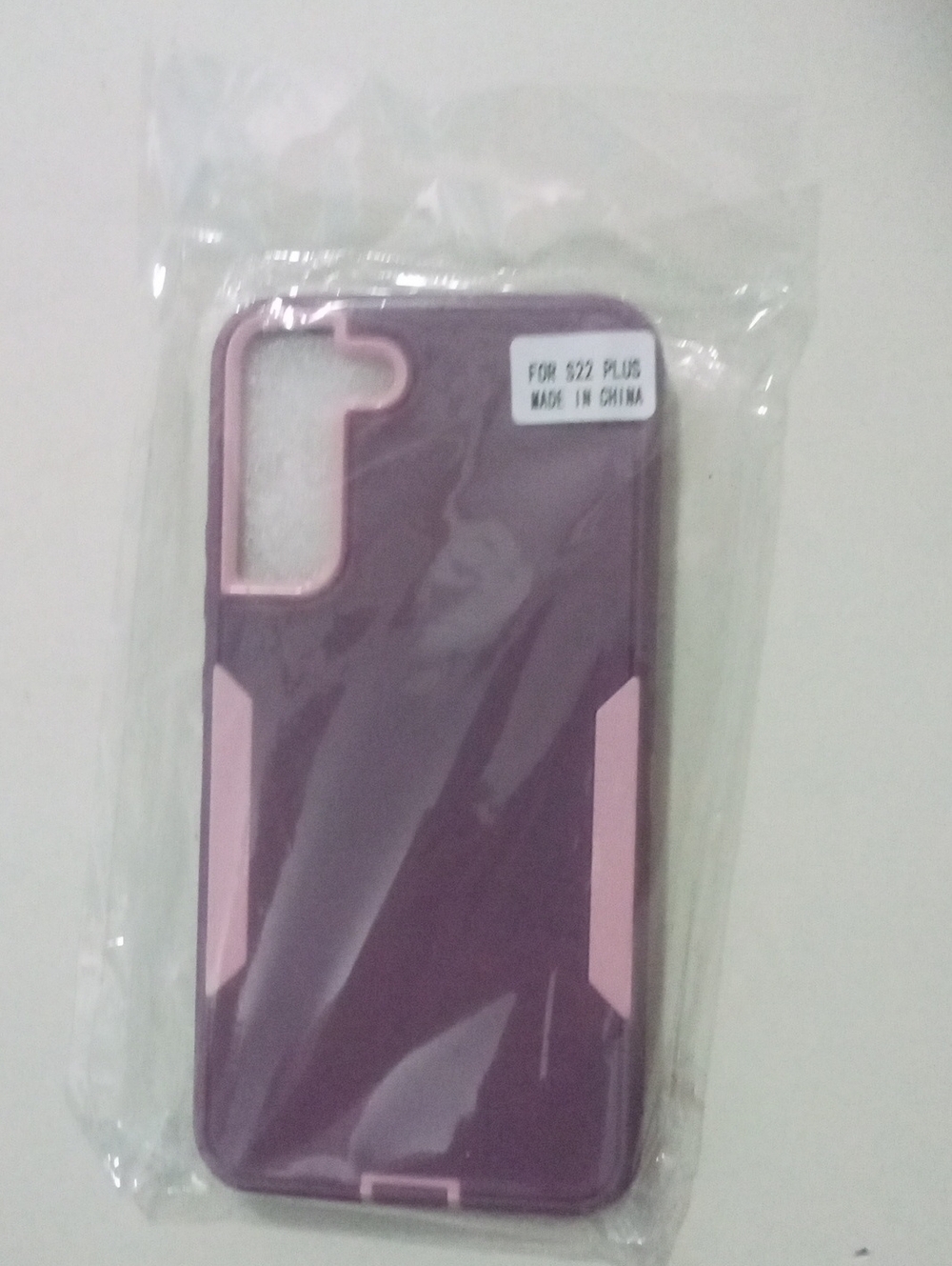 * Purple Dual-Tone Phone Case for S22 Plus - Protective Shell Samsung